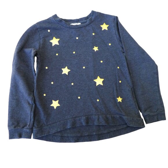 Kate Spade New York Kids Celestial Gold Glitter Stars Sweatshirt Girls Size 10